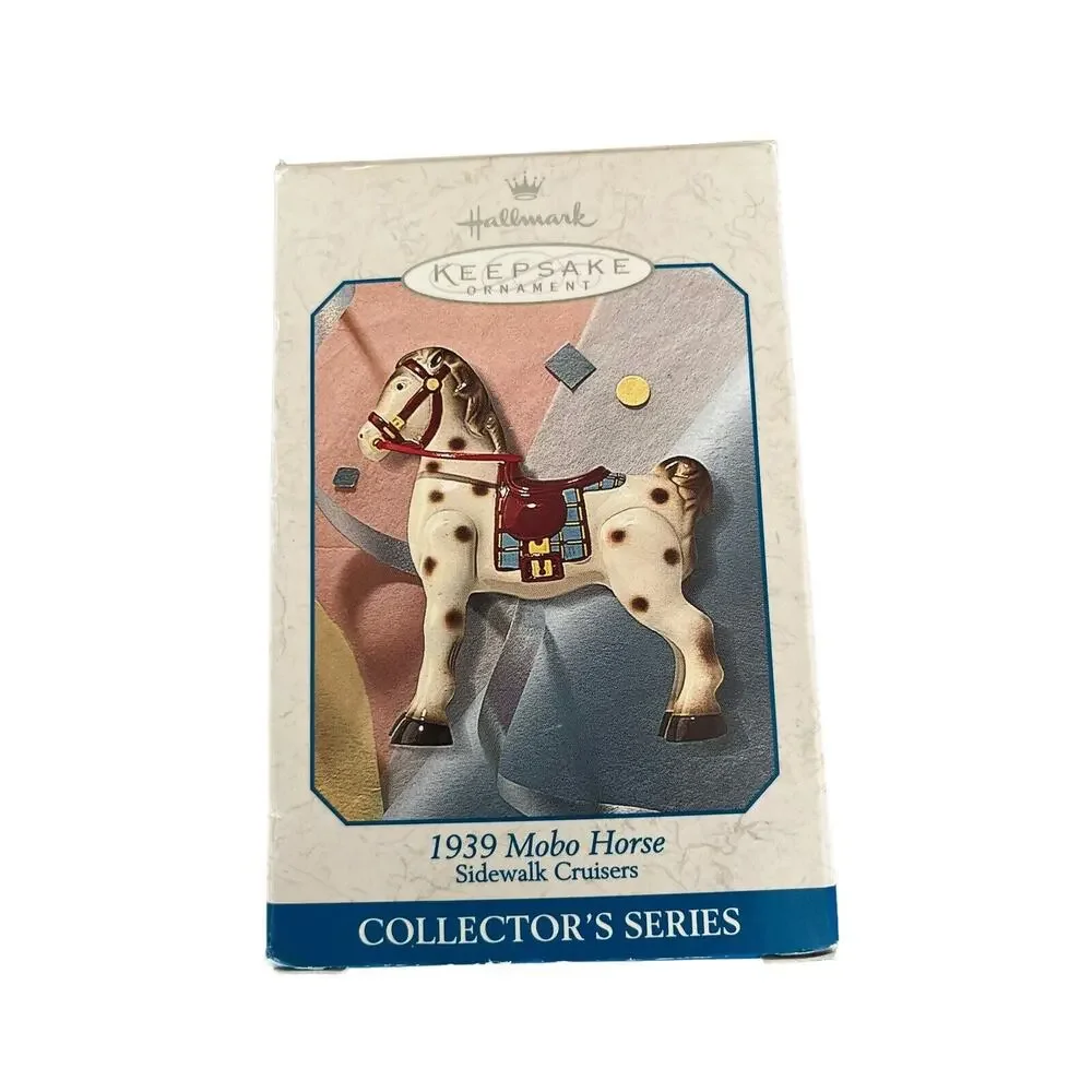 1998 Hallmark Ornament 1939 Mobo Horse Sidewalk Cruisers Die-Cast Vintage